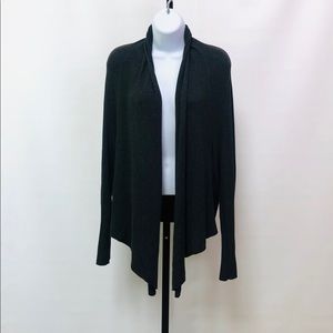 Eileen Fisher Gray Open Front Cardigan